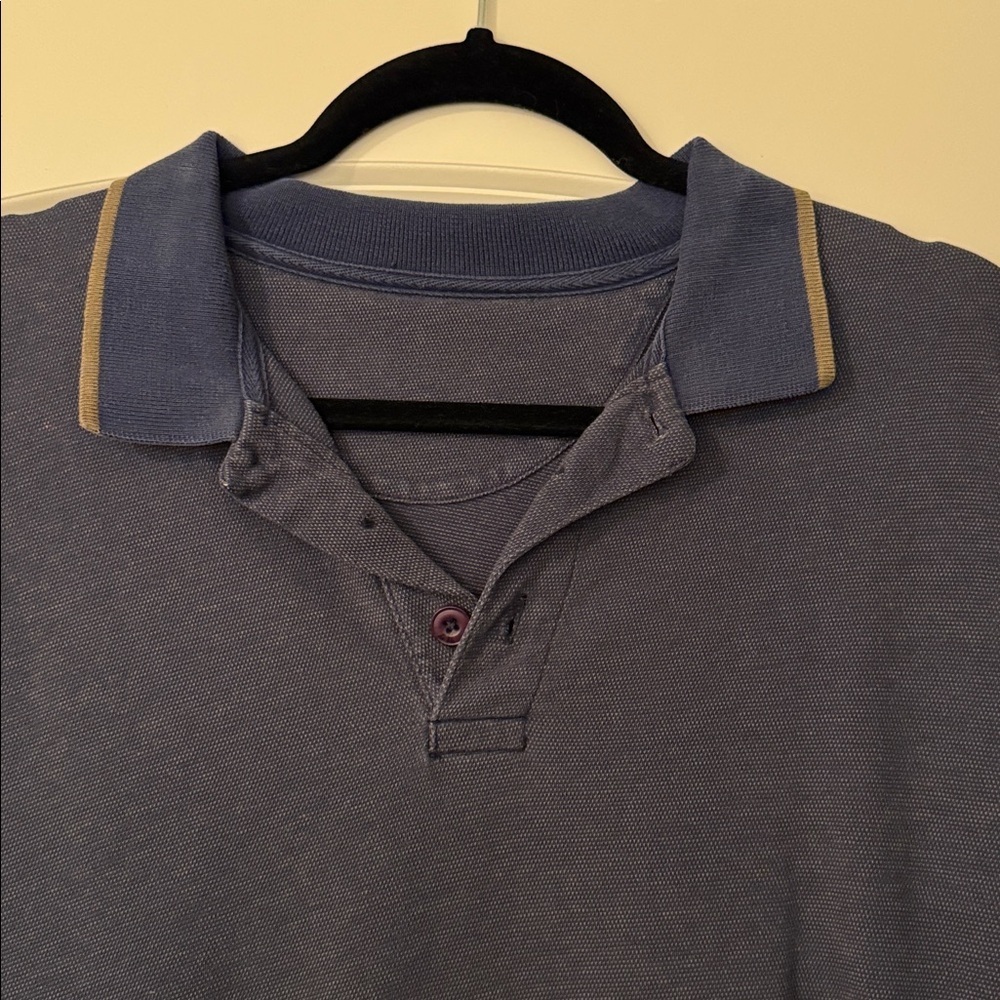 Men's Navy Polo Shirt - Picture 2 of 6